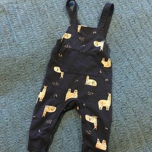Adorable llama overalls 🦙